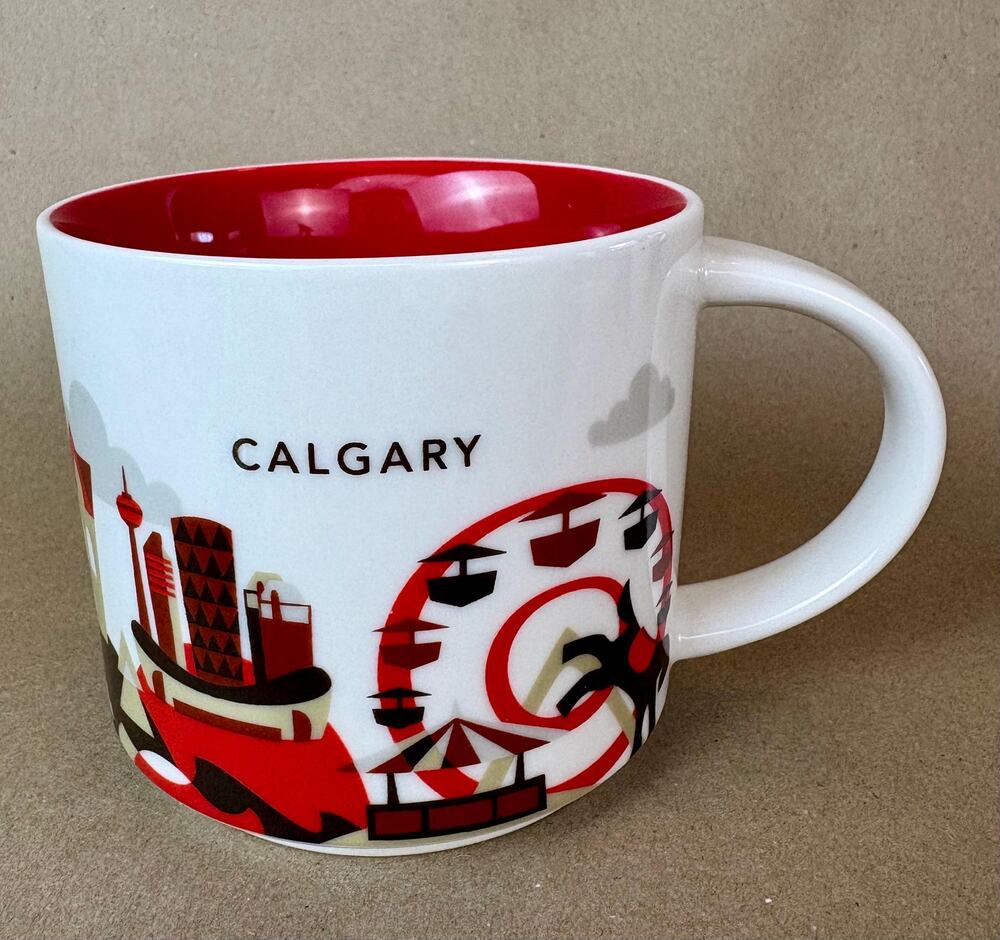 Starbucks Calgary mug, “You Are Here” collection, 14 oz